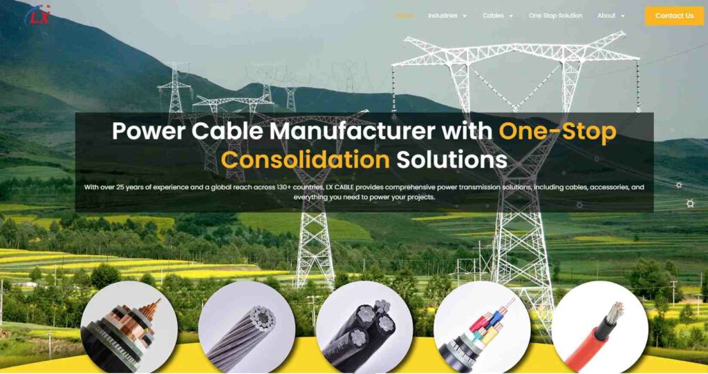 LX Wire and Cable is a power cable manufacturer