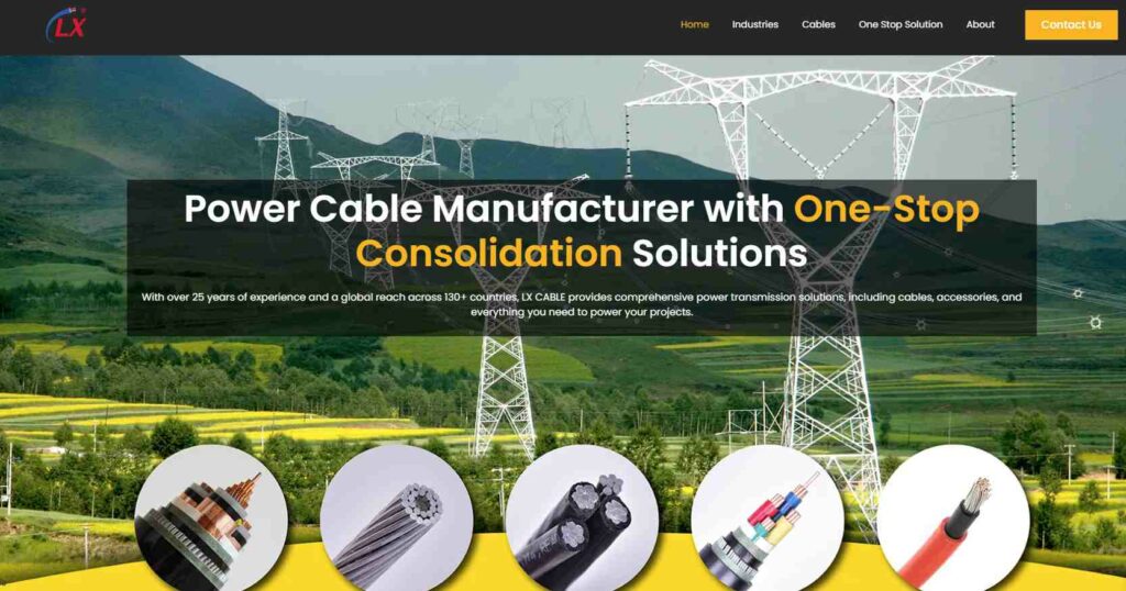 LX Cable is a leading cable manufacturer and power cable factory