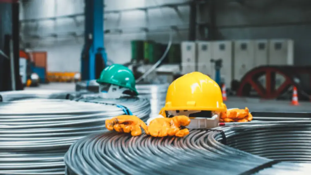 Cable manufacturing machine in steel industry