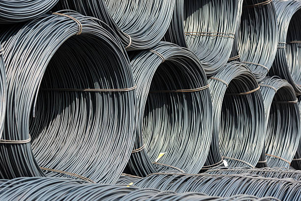 Pile of wire rod or coil for industrial usage