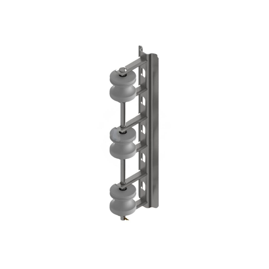 Three Wire Secondary Rack, Length: 22.00 in