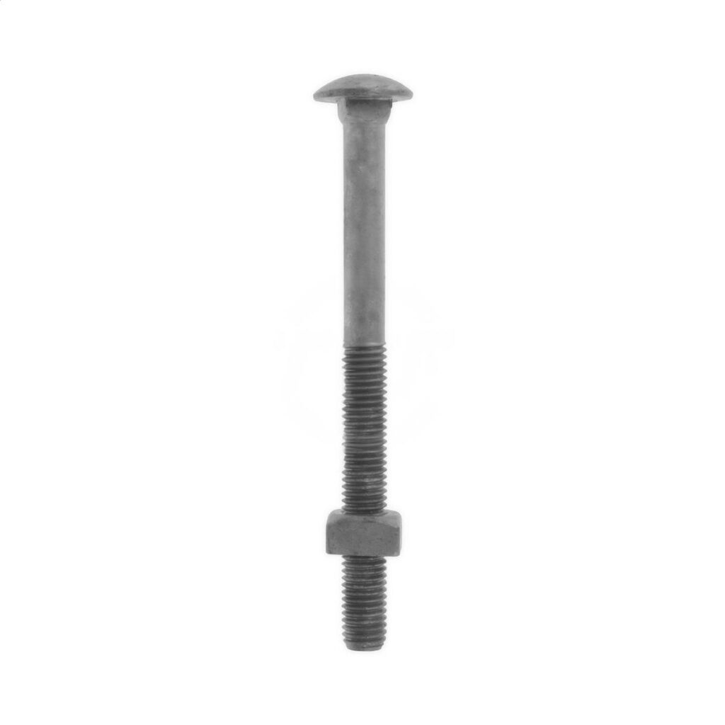 Square Neck for the Round Head Carriage Bolt, 1/2 in x 2 in with Lockwasher