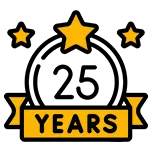 25 years of production experience