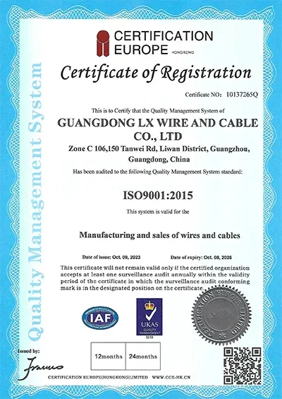 ISO 9001:2015 Certificate